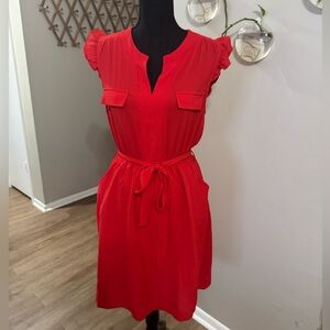 Monteau Red Dress - Size L